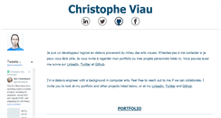 Desktop Screenshot of christopheviau.com