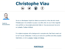 Tablet Screenshot of christopheviau.com